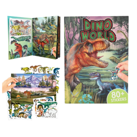 Dino World Con Pegatinas En Relieve De TopModel
