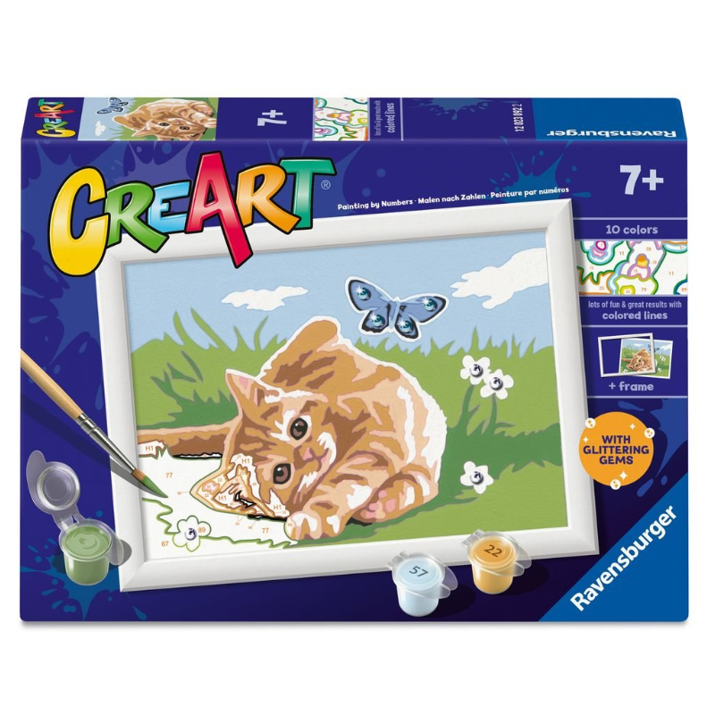 Pintar Por Números CreArt Gatitos