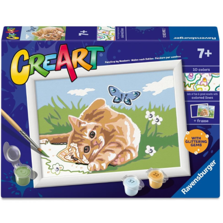 Pintar Por Números CreArt Gatitos