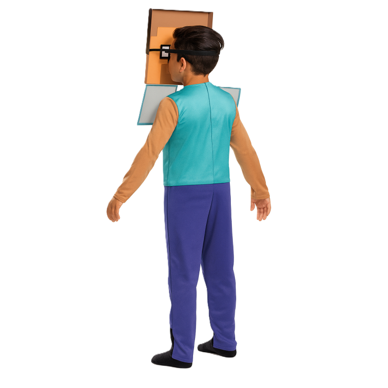 Disfraz Minecraft Steve Fancy 7-8 Años