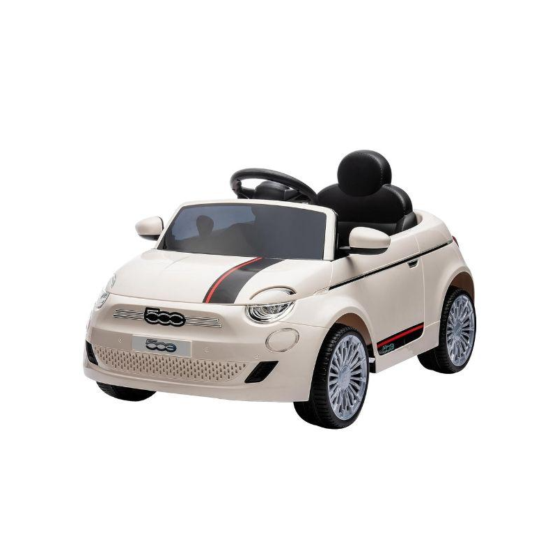 Coche Eléctrico BT Fiat 500E Li-Ion Blanco 12.6V De Globo SPA