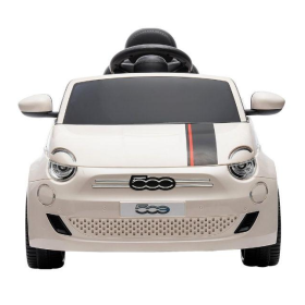 Coche Eléctrico BT Fiat 500E Li-Ion Blanco 12.6V De Globo SPA 2