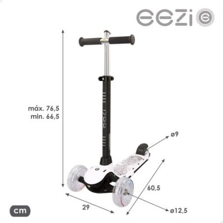 Scooter 3 Ruedas Aluminio Con Luces