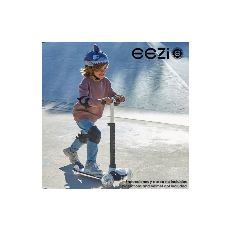 Scooter 3 Ruedas Aluminio Con Luces