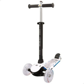 Scooter 3 Ruedas Aluminio Con Luces