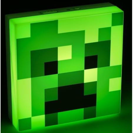 Lámpara Minecraft Creeper