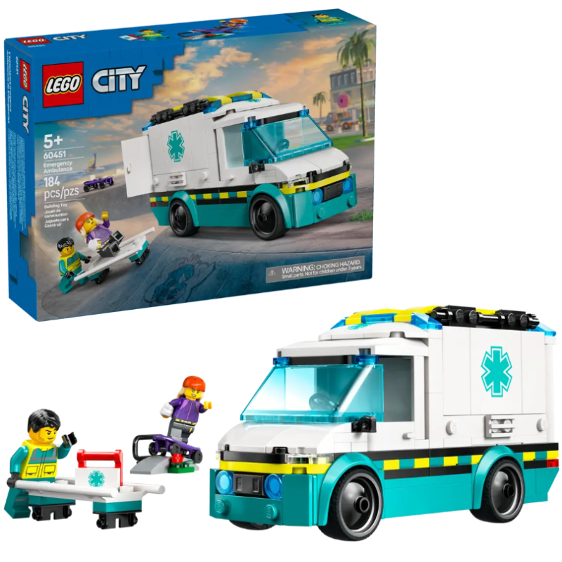 LEGO City Ambulancia De Emergencias De LEGO
