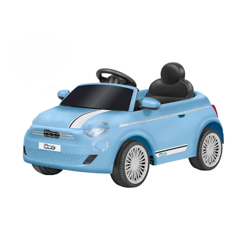 Coche Eléctrico BT Fiat 500E Li-Ion Azul 12.6V De Globo SPA