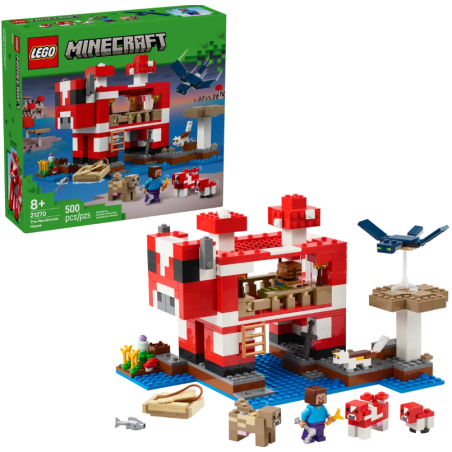 LEGO Minecraft La Casa Champiñaca De LEGO