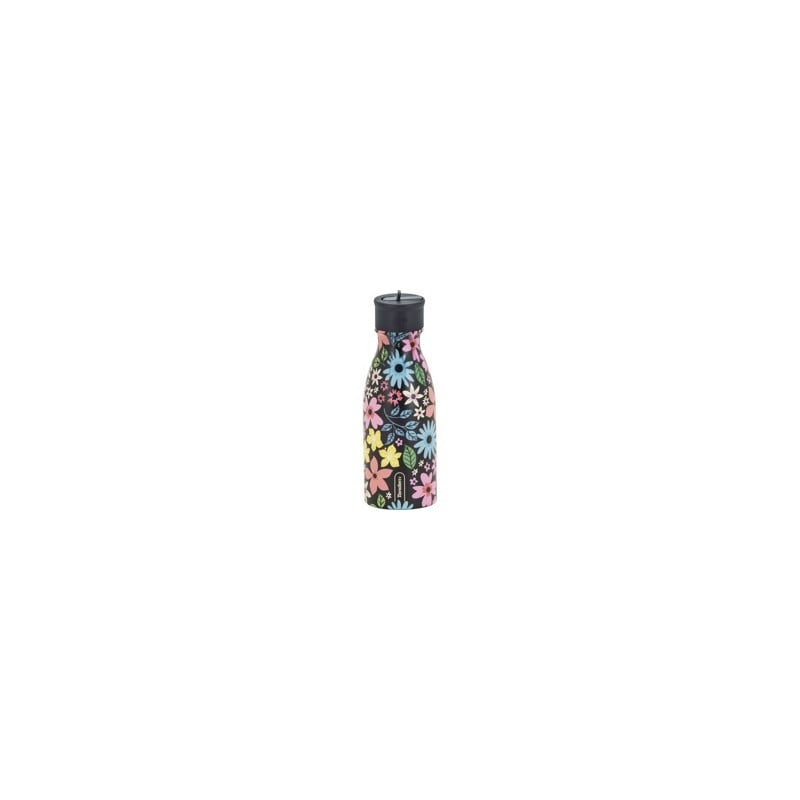 Tandem Botella Flores 350 Ml Pajita