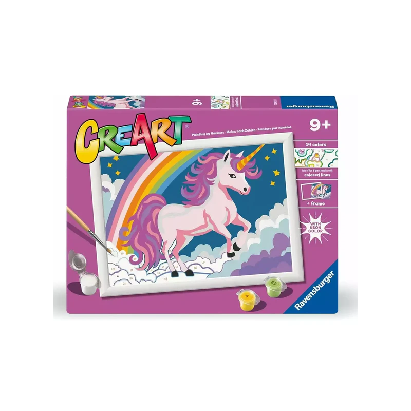 CreArt Serie D Unicornio Rosa Neón