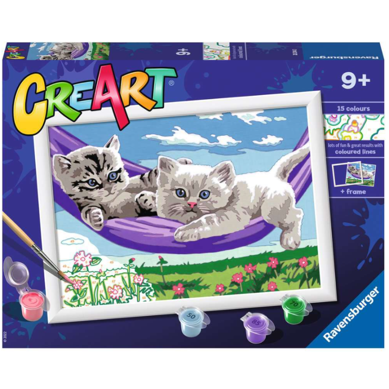 CreArt Serie D Gatitos en la Hamaca