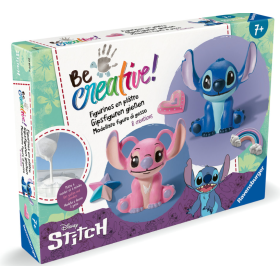 Kit Be Creative Maxi Creaciones En Yeso Stitch