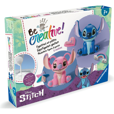 Kit Be Creative Maxi Creaciones En Yeso Stitch