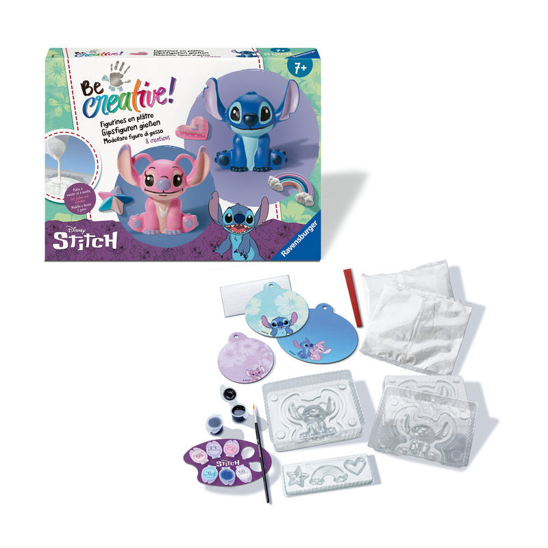 Kit Be Creative Maxi Creaciones En Yeso Stitch