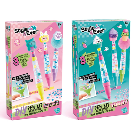 Kit Manualidades Pack Subrayador Y Bolí­grafos DIY Style 4 Ever Surtido