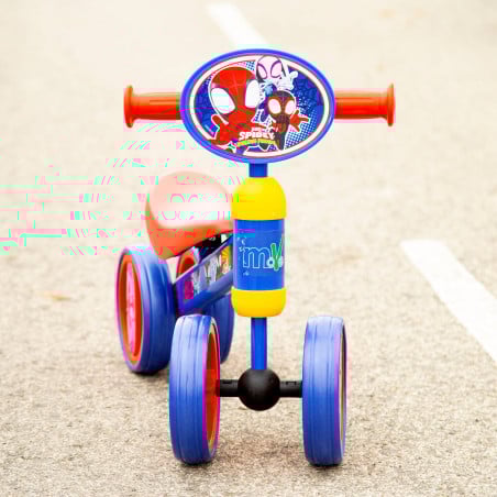 Triciclo Boble Sin Pedales Spidey