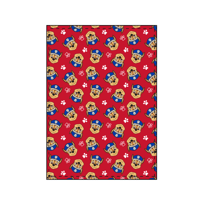 Manta Coralina Patrulla Canina 100x140 cm