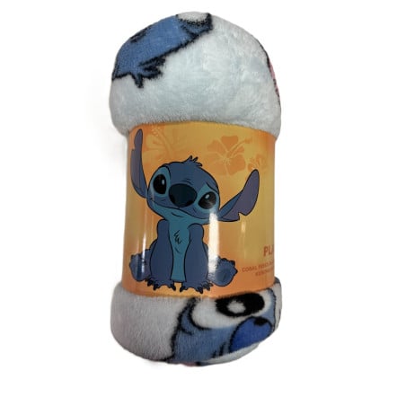 Manta Coralina Lilo y Stitch 100x140 cm