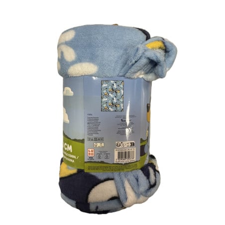 Manta Coralina Bluey 100x140 cm