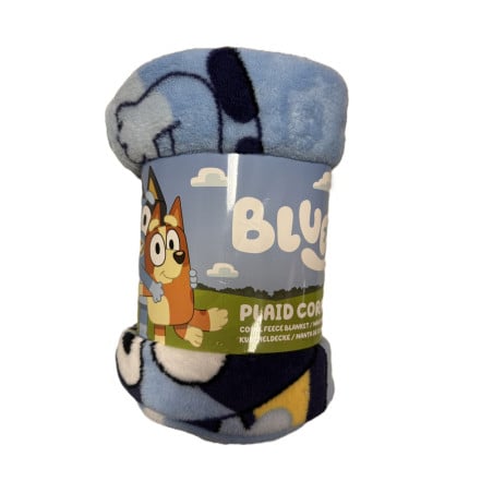 Manta Coralina Bluey 100x140 cm