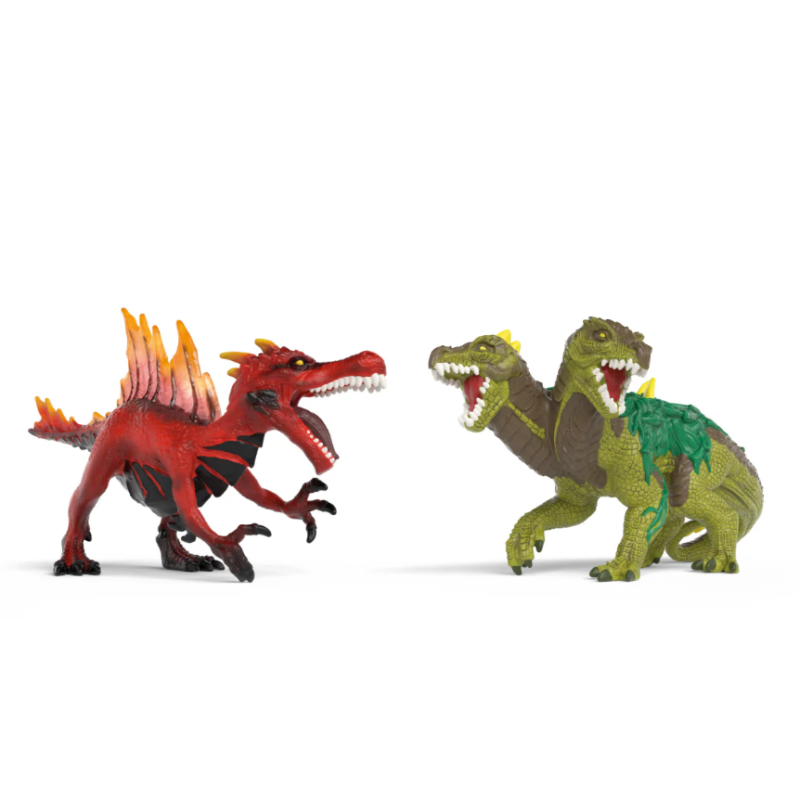 Schleich Saurio De Fuego Vs Lagarto De La Jungla De Schleich