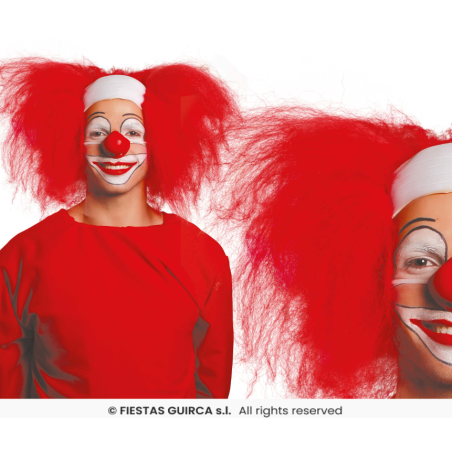 Calva Payaso Pelo Rojo De Guirca