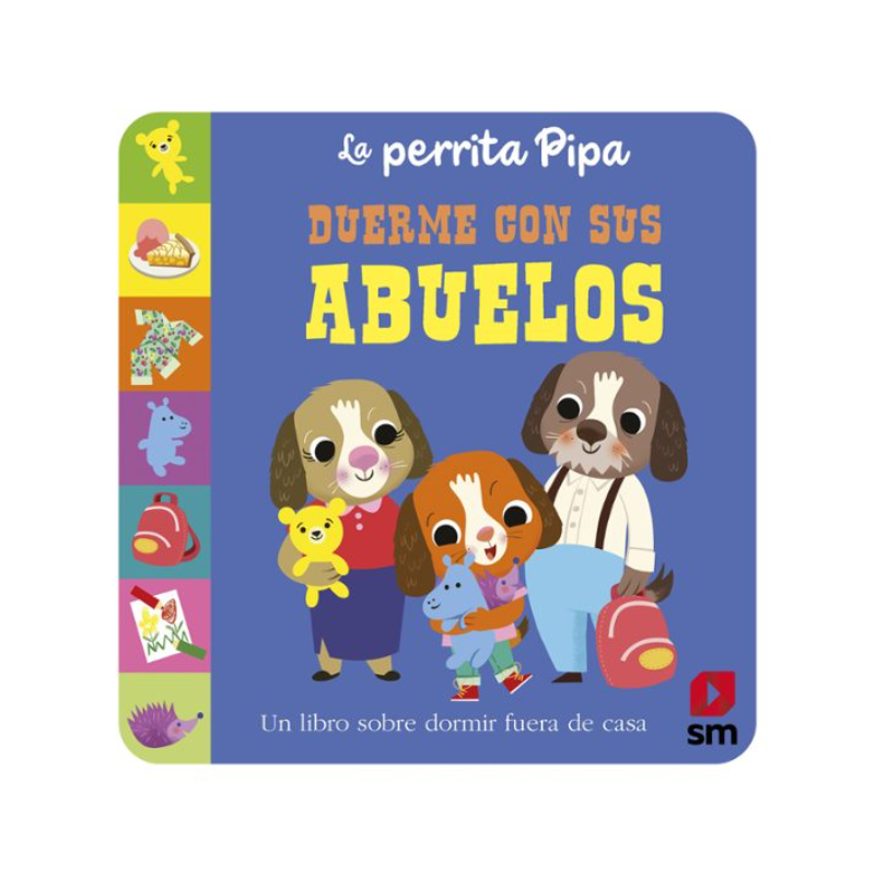 La Perrita Pipa Duerme con Abuelos