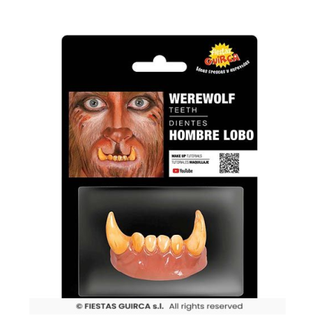 Dientes Colmillos Hombre Lobo