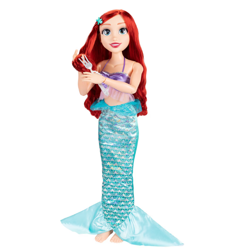 Muñeca Ariel 80 cm Con Accesorios