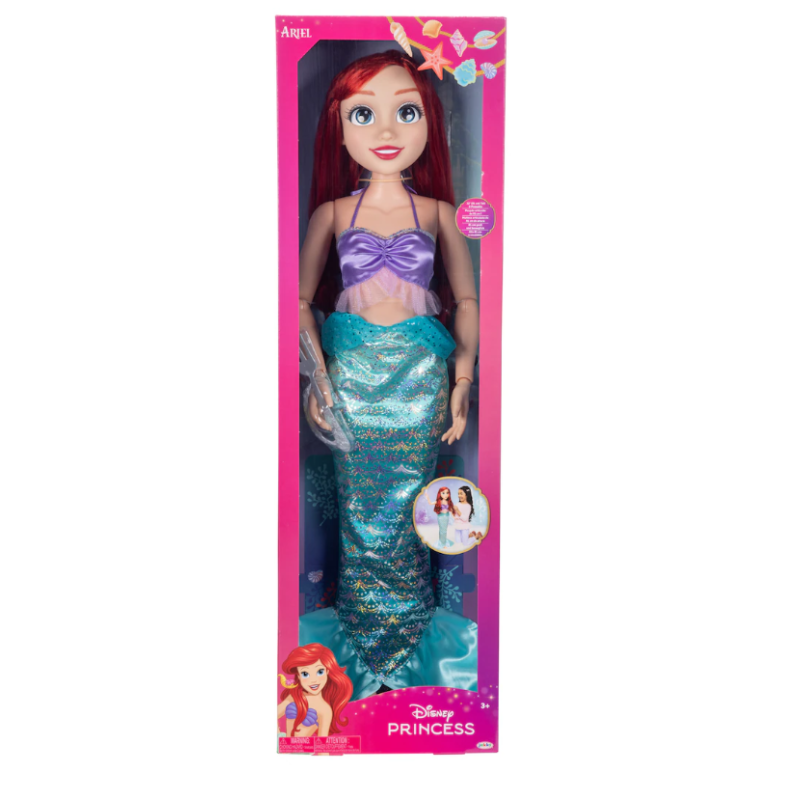 Muñeca Ariel 80 cm Con Accesorios
