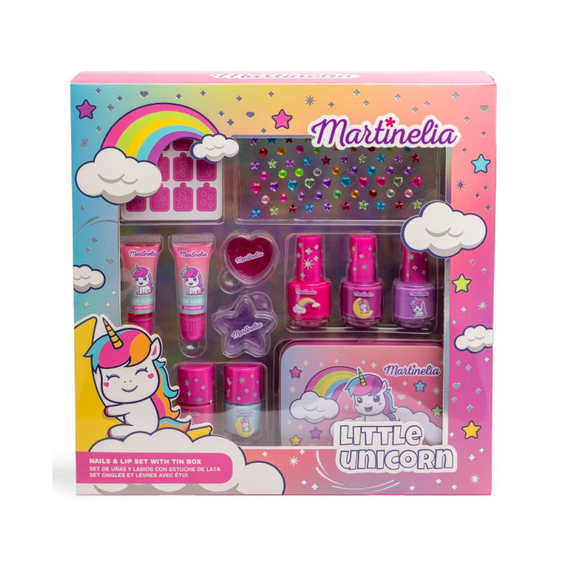 Martinelia Little Unicorn Uñas Y Labios Con Estuche De Lata