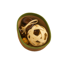 Cesta Sensorial Del Tesoro Otoño Grande