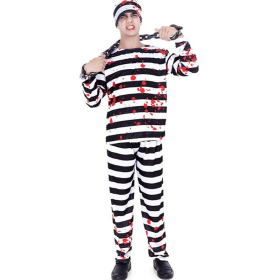 Disfraz Preso Sangriento Talla M De Partilandia
