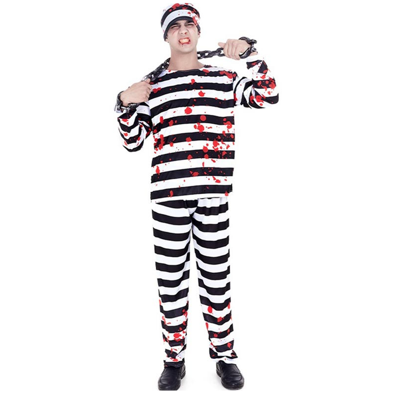 Disfraz Preso Sangriento Talla M De Partilandia