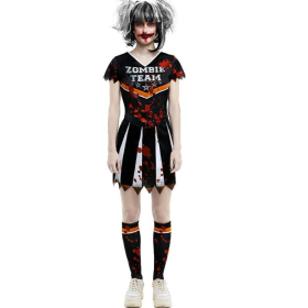 Disfraz Animadora Zombie Gris Talla S De Partilandia