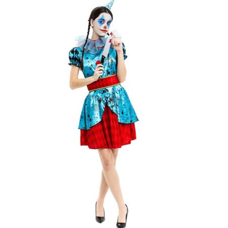 Disfraz Payasa Maniaca Talla L De Partilandia
