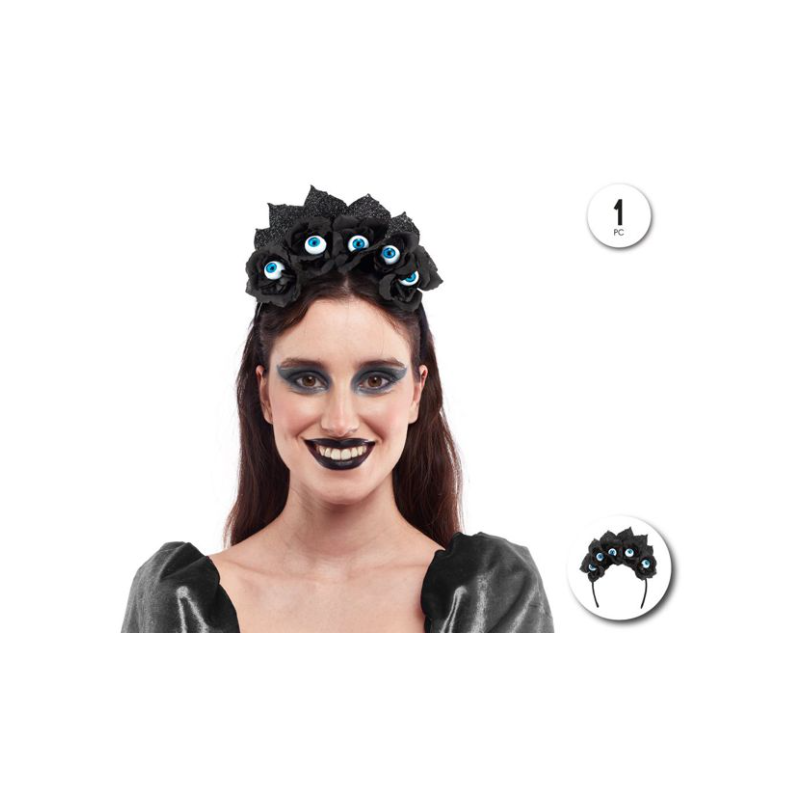 Diadema Catrina Ojos Adulto