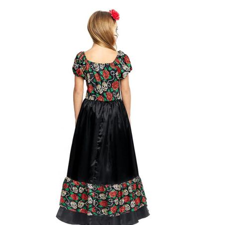 Disfraz Catrina Vestido Largo Talla 13-15 Años