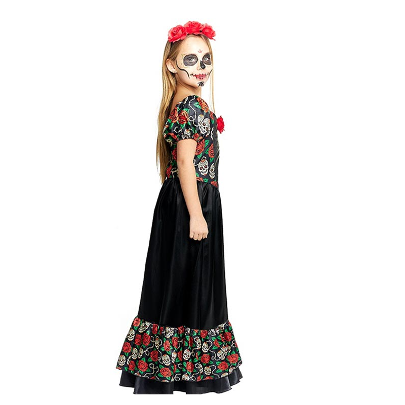 Disfraz Catrina Vestido Largo Talla 13-15 Años