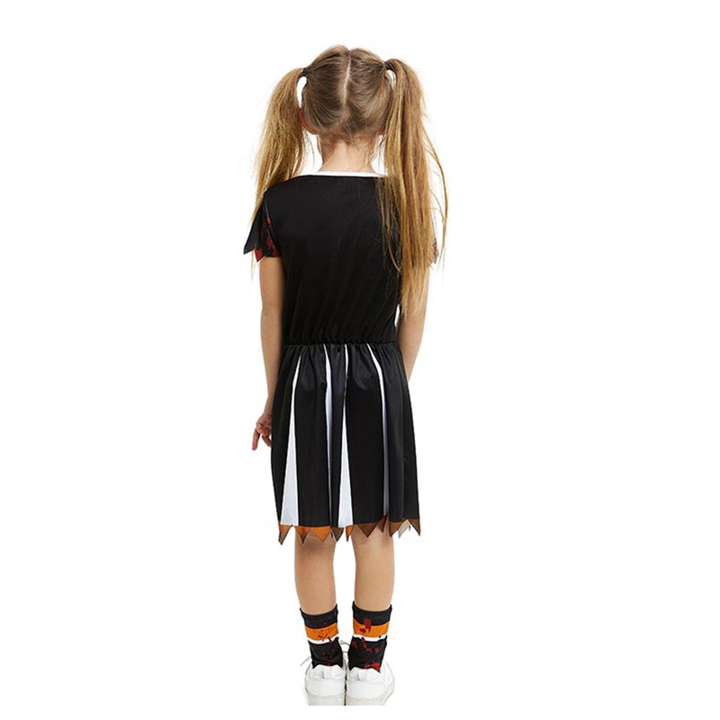 Disfraz Animadora Zombie Gris Talla 10-12 Años