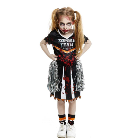 Disfraz Animadora Zombie Gris Talla 13-15 Años