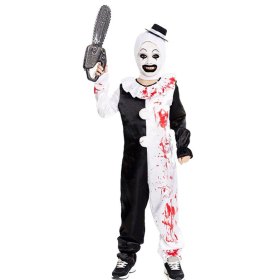 Disfraz Payaso Terrorífico Talla 13-15 Años De Partilandia