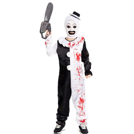 Disfraz Payaso Terrorífico Talla 13-15 Años De Partilandia
