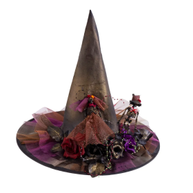 Sombrero Bruja Ocre