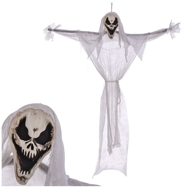 Fantasma Blanco Con Luz Colgante De Juinsa