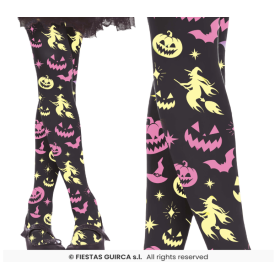 Medias Halloween Multicolor Talla 3-6 Años De Guirca