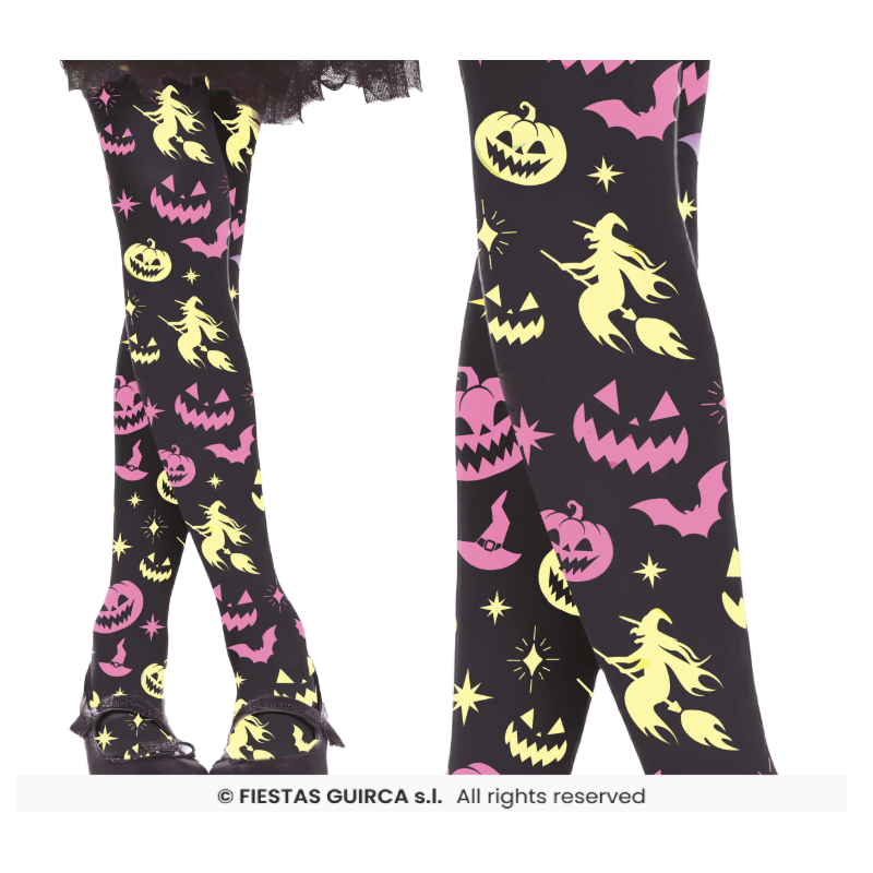 Medias Halloween Multicolor Talla 3-6 Años De Guirca