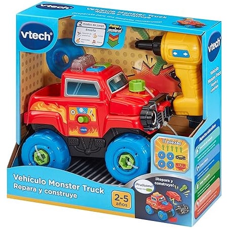 Vtech Vehículo Monster Truck Repara y Construye