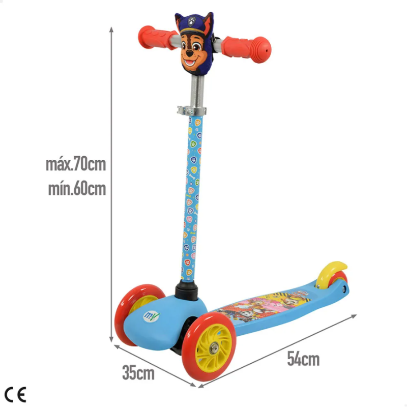 Mini Go Scooter Inclinable Patrulla Canina